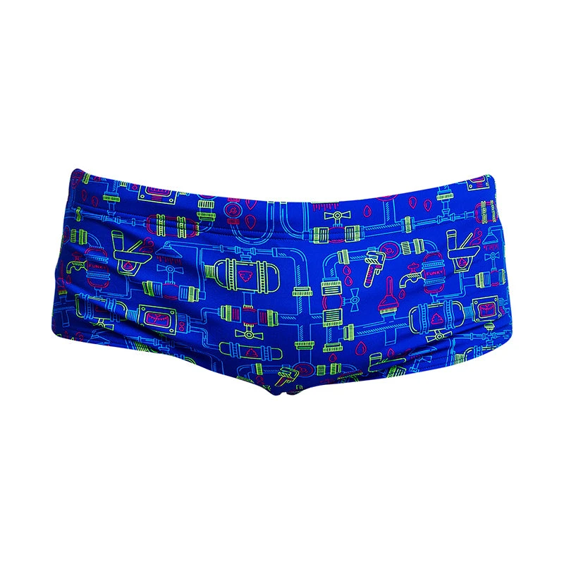 Funky Trunks - Backed Up - Mens Eco Sidewinder Trunks 4 Funky Trunks - Backed Up - Mens Eco Sidewinder Trunks - Image 2