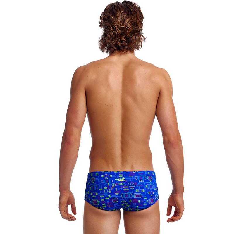 Funky Trunks - Backed Up - Mens Eco Sidewinder Trunks 5 Funky Trunks - Backed Up - Mens Eco Sidewinder Trunks - Image 3