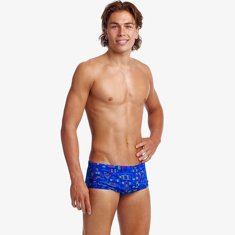 Funky Trunks - Backed Up - Mens Eco Sidewinder Trunks 6 Funky Trunks - Backed Up - Mens Eco Sidewinder Trunks - Image 4