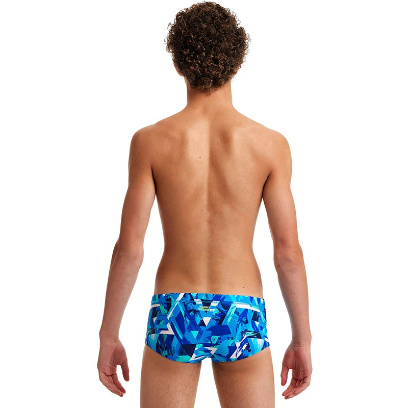 Funky Trunks - Bashed Blue - Boys Sidewinder Trunks 5 Funky Trunks - Bashed Blue - Boys Sidewinder Trunks - Image 3