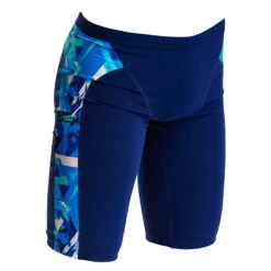 Funky Trunks - Bashed Blue - Boys Training Jammers -Swimwear Haven Shop funky trunks bashed blue boys training jammers 3