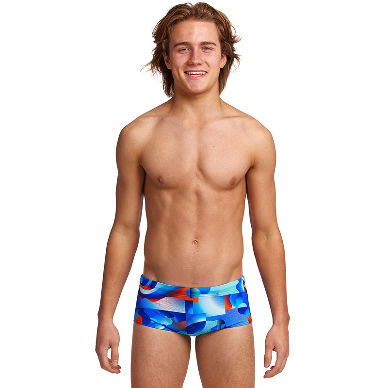 Funky Trunks - Battle Blue - Boys Sidewinder Trunks 3 Funky Trunks - Battle Blue - Boys Sidewinder Trunks