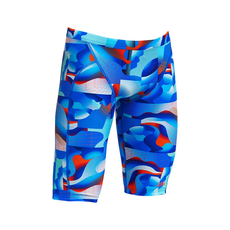 Funky Trunks - Battle Blue - Boys Training Jammers 4 Funky Trunks - Battle Blue - Boys Training Jammers - Image 2