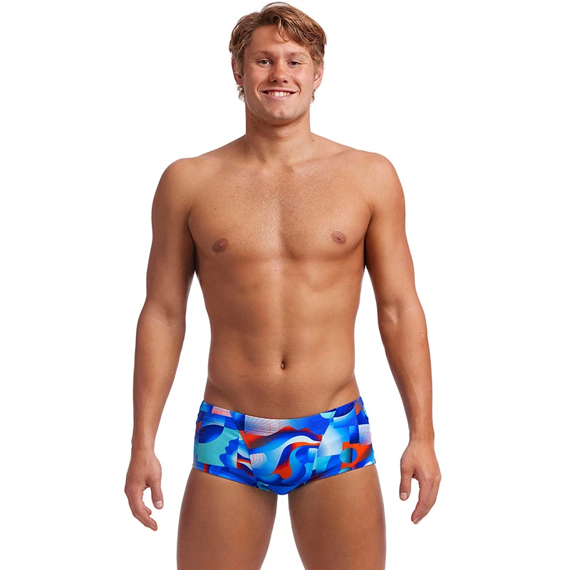 Funky Trunks - Battle Blue - Mens Classic Trunks 3 Funky Trunks - Battle Blue - Mens Classic Trunks