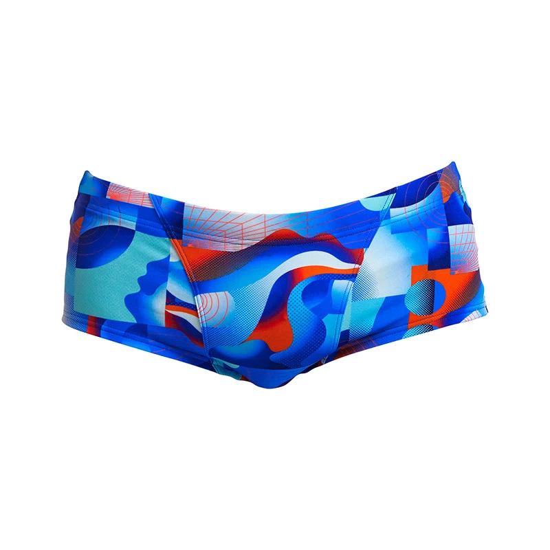 Funky Trunks - Battle Blue - Mens Classic Trunks 4 Funky Trunks - Battle Blue - Mens Classic Trunks - Image 2