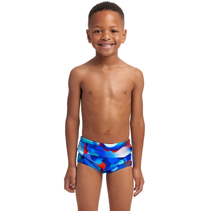 Funky Trunks - Battle Blue - Toddler Boys Printed Trunks 3 Funky Trunks - Battle Blue - Toddler Boys Printed Trunks