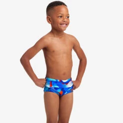 Funky Trunks - Battle Blue - Toddler Boys Printed Trunks 11 Funky Trunks - Battle Blue - Toddler Boys Printed Trunks -Swimwear Haven Shop funky trunks battle blue toddler boys printed trunks 4