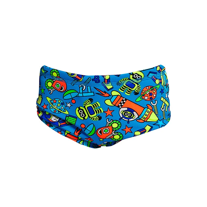 Funky Trunks - Beep Beep - Toddler Boys Printed Trunks 4 Funky Trunks - Beep Beep - Toddler Boys Printed Trunks - Image 2