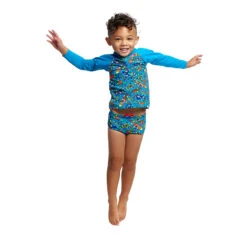 Funky Trunks - Beep Beep - Toddler Boys Zippy Rash Vest -Swimwear Haven Shop funky trunks beep beep toddler boys zippy rash vest 5