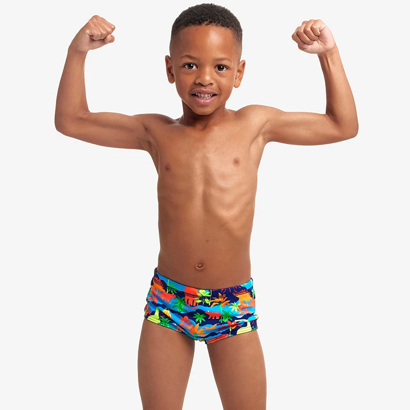 Funky Trunks - Big Bronto - Toddler Boys Printed Trunks 7 Funky Trunks - Big Bronto - Toddler Boys Printed Trunks - Image 5