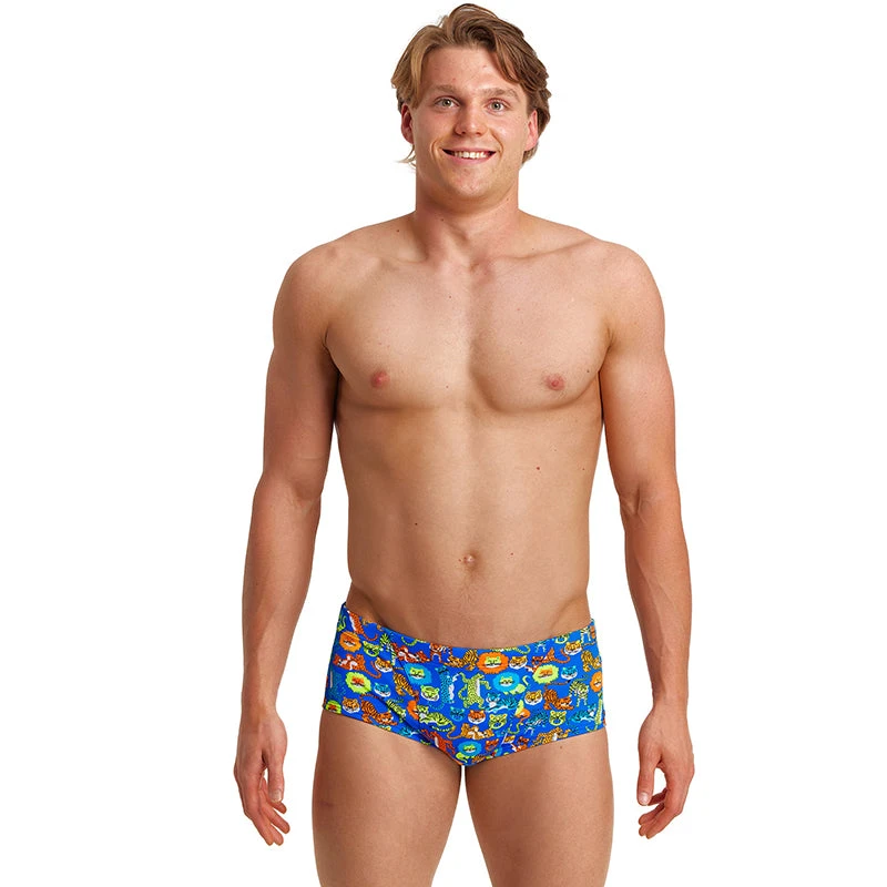 Funky Trunks - Big Cat Bash - Mens Classic Trunks 3 Funky Trunks - Big Cat Bash - Mens Classic Trunks