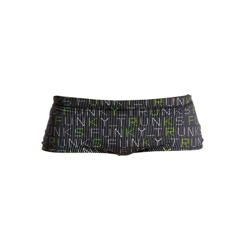 Funky Trunks - Binary Bro Mens Plain Front Trunks 4 Funky Trunks - Binary Bro Mens Plain Front Trunks - Image 2