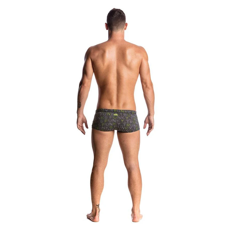Funky Trunks - Binary Bro Mens Plain Front Trunks 5 Funky Trunks - Binary Bro Mens Plain Front Trunks - Image 3