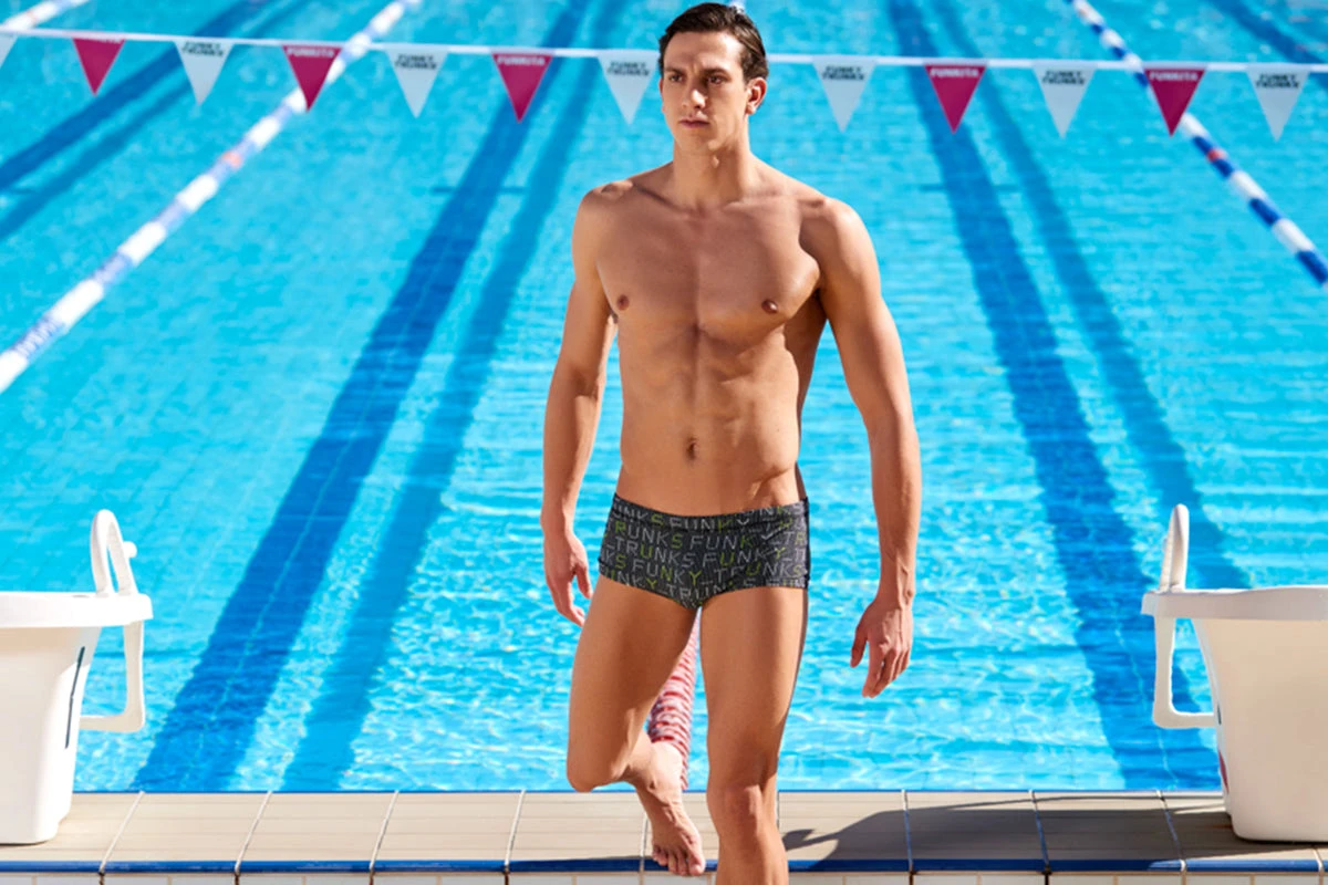 Funky Trunks - Binary Bro Mens Plain Front Trunks 8 Funky Trunks - Binary Bro Mens Plain Front Trunks - Image 6