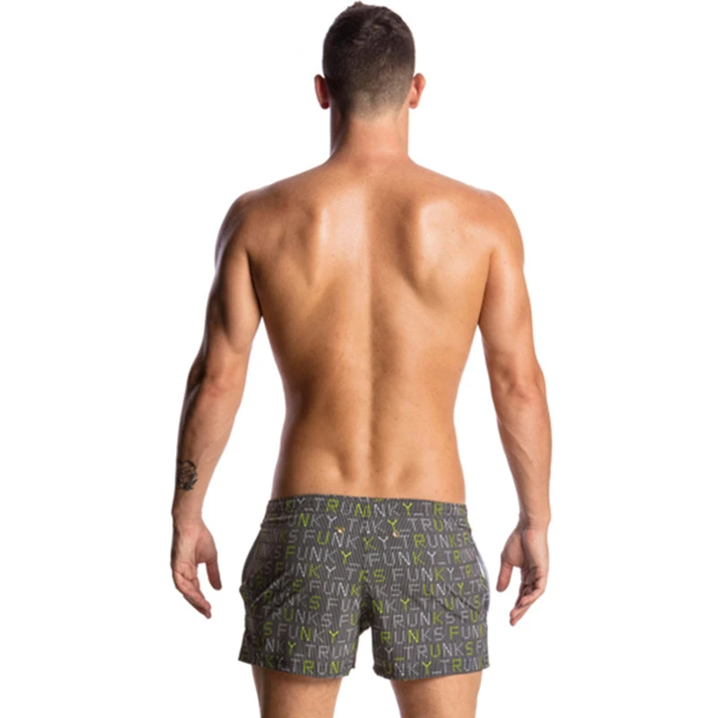 Funky Trunks - Binary Bro Mens Shorty Shorts 5 Funky Trunks - Binary Bro Mens Shorty Shorts - Image 3