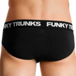 Funky Trunks - Black Attack - Mens Underwear Briefs 8 Funky Trunks - Black Attack - Mens Underwear Briefs -Swimwear Haven Shop funky trunks black attack mens underwear briefs 3