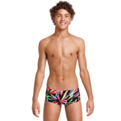 Funky Trunks - Black Blades - Boys Sidewinder Trunks