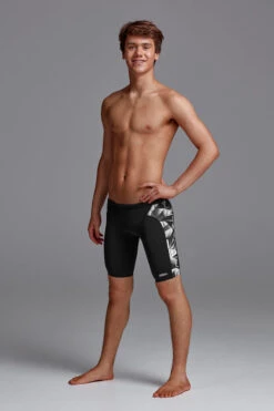 Funky Trunks - Black Tint - Boys Training Jammers -Swimwear Haven Shop funky trunks black tint boys training jammers 4