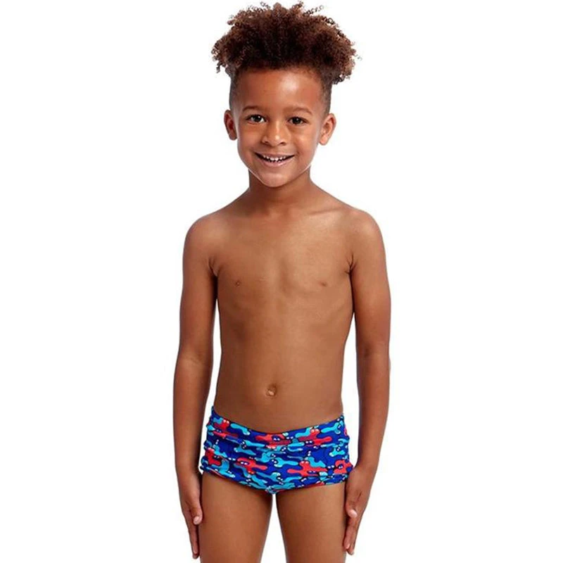 Funky Trunks - Blob Mob - Toddler Boys Printed Trunks 3 Funky Trunks - Blob Mob - Toddler Boys Printed Trunks