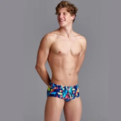 Funky Trunks - Blocked Bars - Mens Classic Trunks -Swimwear Haven Shop funky trunks blocked bars mens classic trunks 4