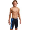 Funky Trunks - Blue Bars - Boys Training Jammers -Swimwear Haven Shop funky trunks blue bars boys training jammers 1