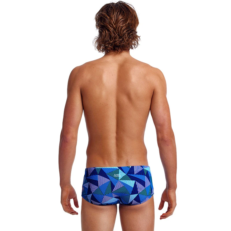 Funky Trunks - Blue Bars - Mens Classic Trunks 5 Funky Trunks - Blue Bars - Mens Classic Trunks - Image 3