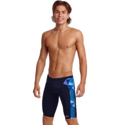 Funky Trunks - Blue Bars - Mens Training Jammers -Swimwear Haven Shop funky trunks blue bars mens training jammers 4