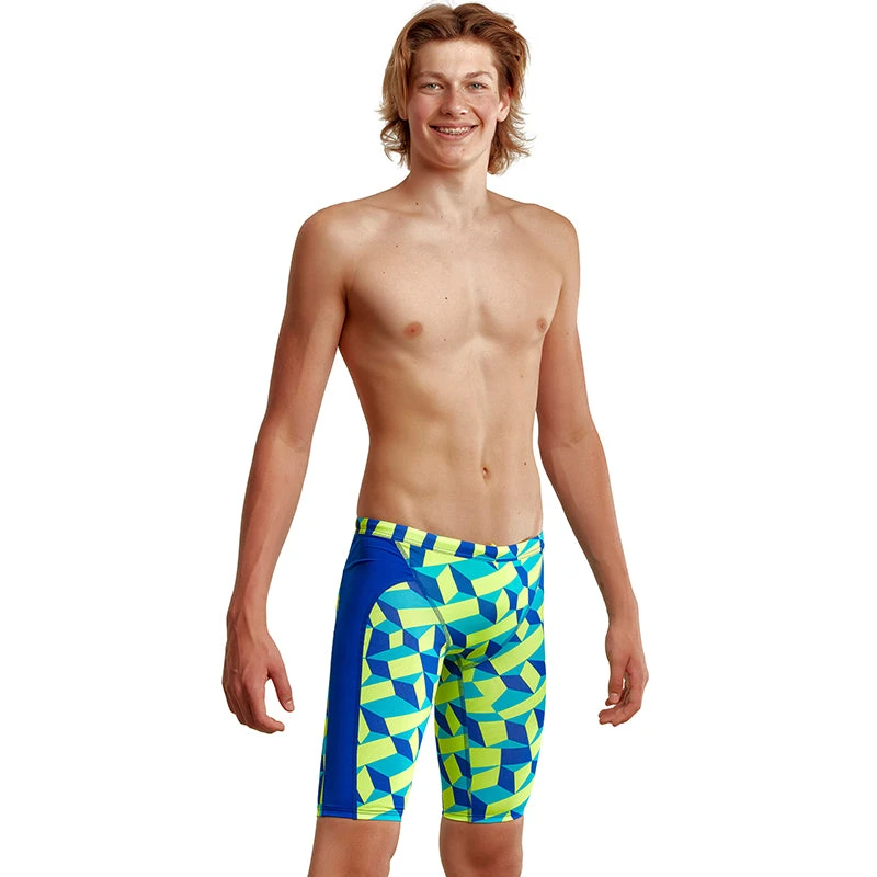 Funky Trunks - Blue Blockers - Boys Training Jammers 7 Funky Trunks - Blue Blockers - Boys Training Jammers - Image 5