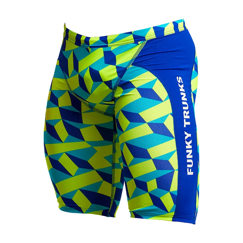 Funky Trunks - Blue Blockers - Mens Training Jammers 4 Funky Trunks - Blue Blockers - Mens Training Jammers - Image 2