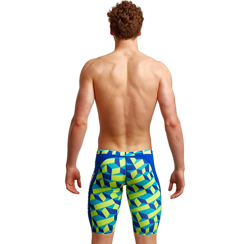 Funky Trunks - Blue Blockers - Mens Training Jammers 6 Funky Trunks - Blue Blockers - Mens Training Jammers - Image 4