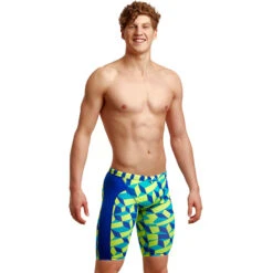 Funky Trunks - Blue Blockers - Mens Training Jammers 13 Funky Trunks - Blue Blockers - Mens Training Jammers -Swimwear Haven Shop funky trunks blue blockers mens training jammers 5