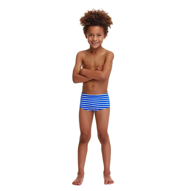 Funky Trunks - Blue Riband - Toddler Boys Printed Trunks 6 Funky Trunks - Blue Riband - Toddler Boys Printed Trunks - Image 4