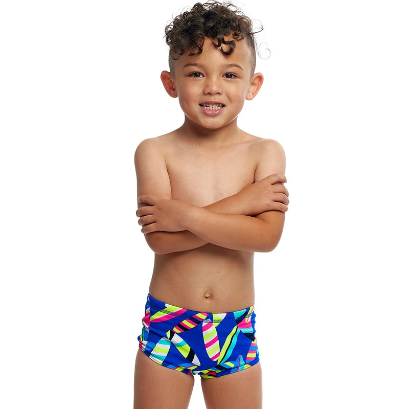 Funky Trunks - Board Bash - Toddler Boys Printed Trunks 3 Funky Trunks - Board Bash - Toddler Boys Printed Trunks