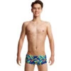 Funky Trunks - Boarded Up Boys Classic Trunks -Swimwear Haven Shop funky trunks boarded up boys classic trunks 1