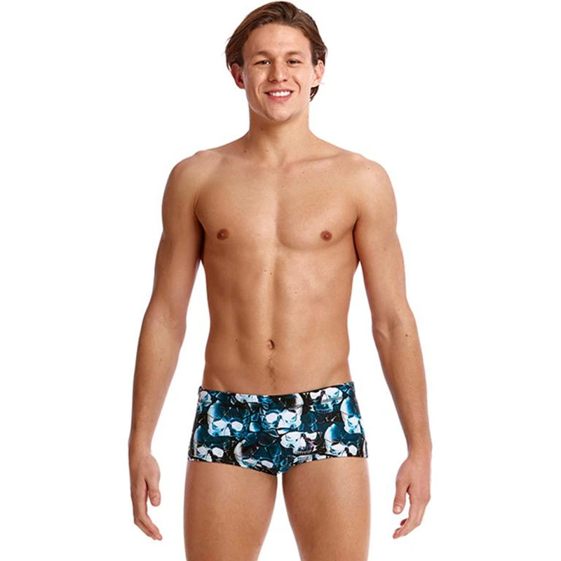Funky Trunks - Bone Head Mens Plain Front Trunks 3 Funky Trunks - Bone Head Mens Plain Front Trunks