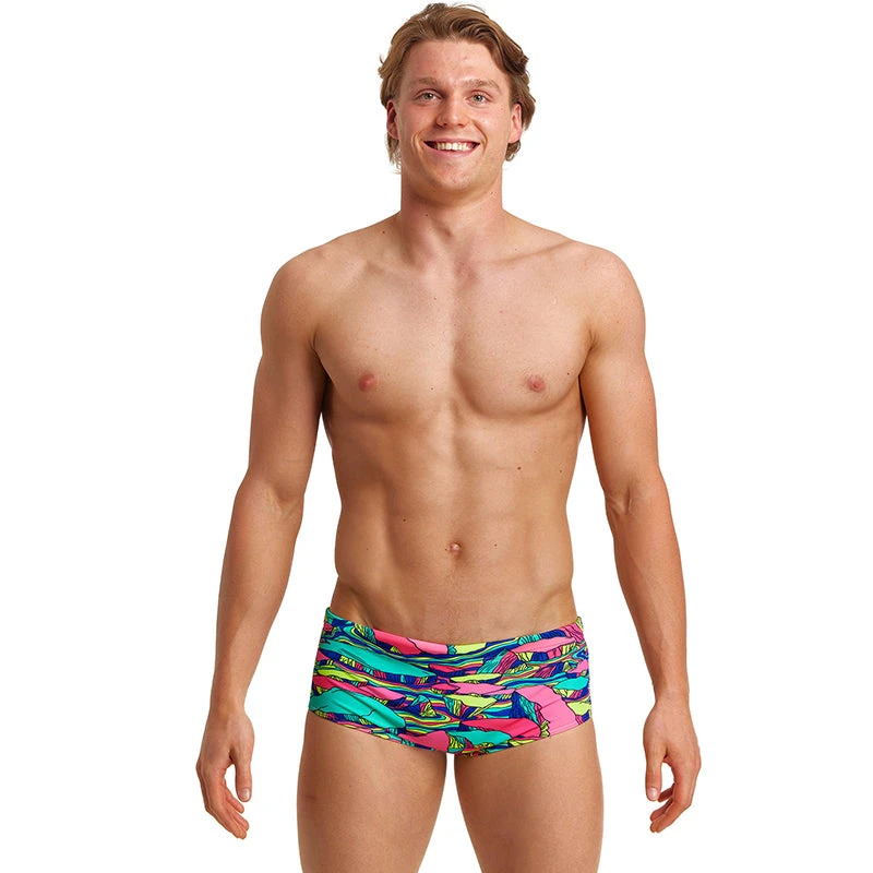 Funky Trunks - Bright Bergs - Mens Eco Sidewinder Trunks 3 Funky Trunks - Bright Bergs - Mens Eco Sidewinder Trunks