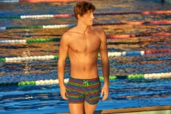 Funky Trunks - Bright Lights - Mens Shorty Shorts Short -Swimwear Haven Shop funky trunks bright lights mens shorty shorts short 5