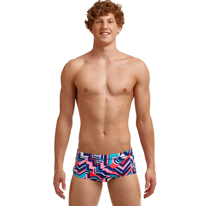 Funky Trunks - Broken Arrow - Mens Plain Front Trunks 3 Funky Trunks - Broken Arrow - Mens Plain Front Trunks