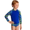 Funky Trunks - Catch Of The Day Toddler Boys Zippy Rash Vest 2 Funky Trunks - Catch Of The Day Toddler Boys Zippy Rash Vest -Swimwear Haven Shop funky trunks catch of the day toddler boys zippy rash vest 1