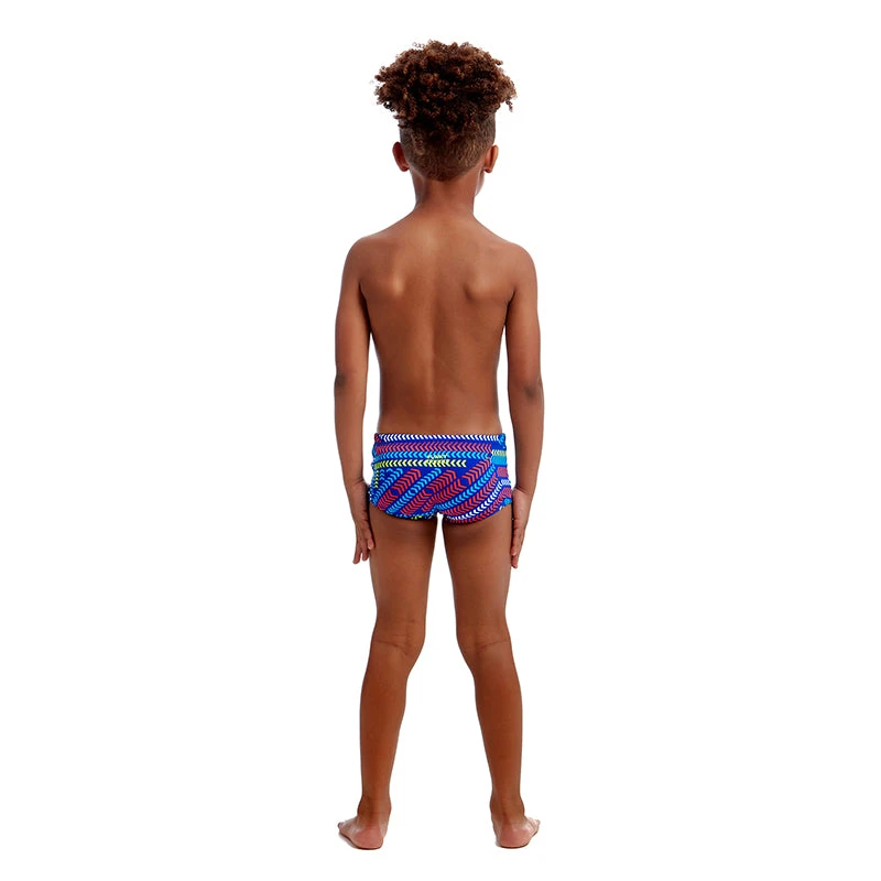 Funky Trunks - Chain Reaction - Toddler Boys Printed Trunks 5 Funky Trunks - Chain Reaction - Toddler Boys Printed Trunks - Image 3