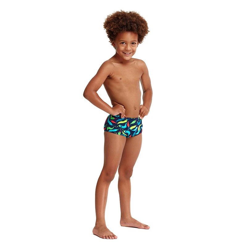 Funky Trunks - Chilli Boss - Toddler Boys Eco Printed Trunks 6 Funky Trunks - Chilli Boss - Toddler Boys Eco Printed Trunks - Image 4