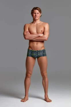 Funky Trunks - Departure Board Mens Plain Front Trunks -Swimwear Haven Shop funky trunks departure board plain front mens trunks 4