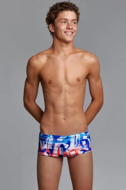 Funky Trunks - Different Strokes - Boys Classic Trunks 9 Funky Trunks - Different Strokes - Boys Classic Trunks -Swimwear Haven Shop funky trunks different strokes boys classic trunks 4