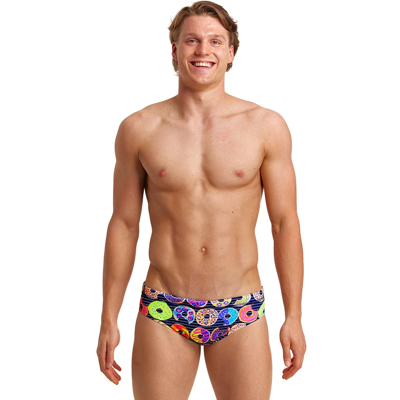 Funky Trunks - Dunking Donuts - Mens Classic Briefs 3 Funky Trunks - Dunking Donuts - Mens Classic Briefs