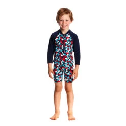 Funky Trunks - Feeding Frenzy Toddlers Go Jump Suit -Swimwear Haven Shop funky trunks feeding frenzy go jump suit toddler boys 4