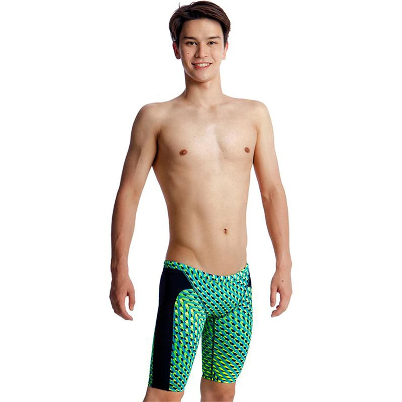 Funky Trunks - Green Gator Boys Training Jammers 3 Funky Trunks - Green Gator Boys Training Jammers