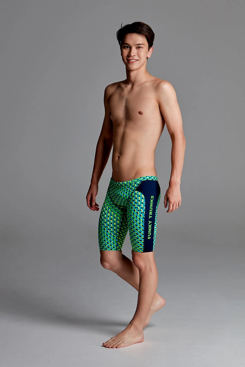 Funky Trunks - Green Gator Boys Training Jammers 8 Funky Trunks - Green Gator Boys Training Jammers - Image 6