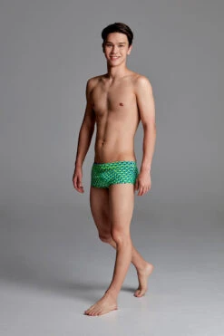 Funky Trunks - Green Gator Boys Classic Trunks -Swimwear Haven Shop funky trunks green gator mens classic trunks 4