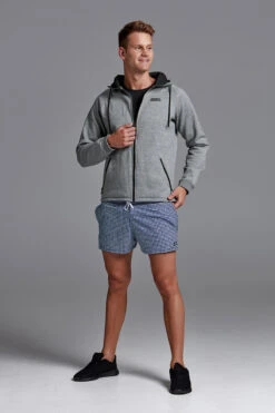 Funky Trunks - Grey Man Mens Hoodie 9 Funky Trunks - Grey Man Mens Hoodie -Swimwear Haven Shop funky trunks grey man mens hoodie 3