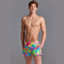 Funky Trunks - Hawaiian Heaven - Mens Shorty Shorts Short -Swimwear Haven Shop funky trunks hawaiian heaven mens shorty shorts short 4